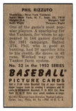 1952 Bowman Baseball #052 Phil Rizzuto Yankees VG-EX 492793