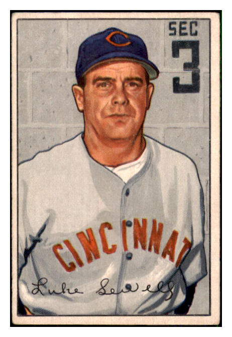 1952 Bowman Baseball #094 Luke Sewell Reds VG-EX 492853