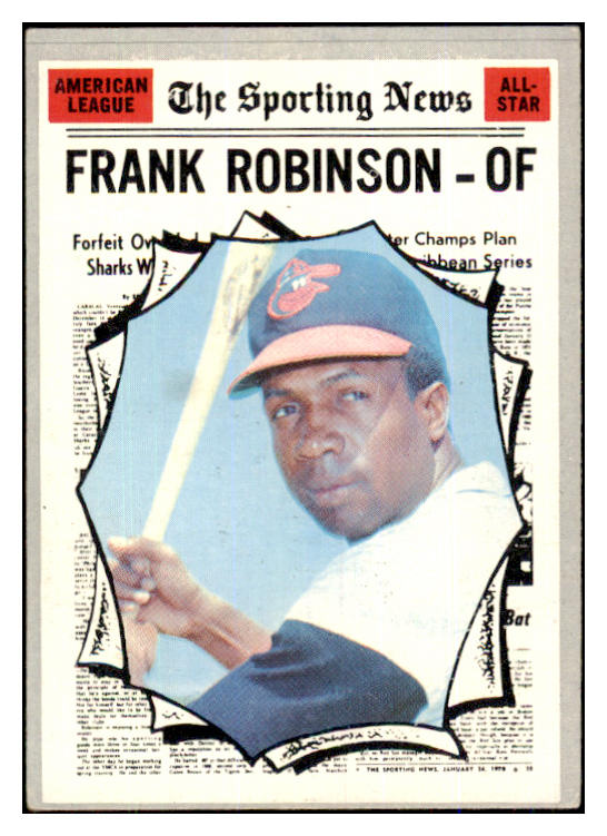 1970 Topps Baseball #463 Frank Robinson A.S. Orioles VG-EX 493130