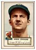 1952 Topps Baseball #197 George Strickland Pirates VG 493833