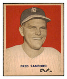 1949 Bowman Baseball #236 Fred Sanford Yankees EX-MT 494269