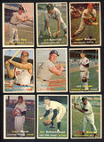 1957 Topps Set Lot 268 Diff Bargain Grade Fox Aparicio Roberts 494383