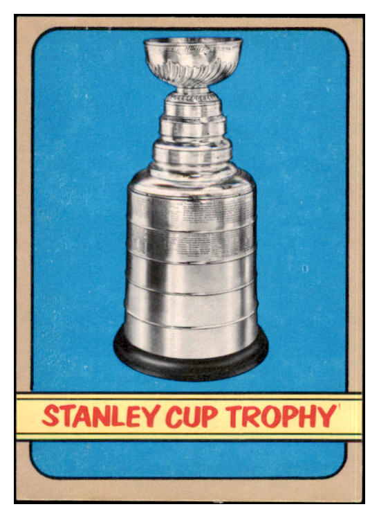1972 O Pee Chee Hockey #253 Stanley Cup Trophy NR-MT 494522