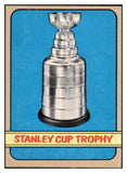 1972 O Pee Chee Hockey #253 Stanley Cup Trophy NR-MT 494522