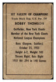 1952 Berk Ross Bobby Thomson Giants FR-GD 494569