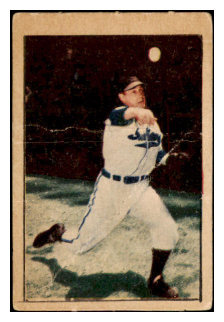 1952 Berk Ross Bob Feller Indians GD-VG 494581