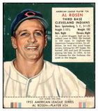 1953 Red Man #024AL Al Rosen Indians VG w Tab 494694