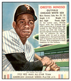 1952 Red Man #015AL Minnie Minoso White Sox GD-VG w Tab 494709