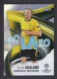 2021 Topps Chrome #GOL-EH Erling Haaland Dortmund 495053