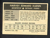 1954 Wilson Franks Harvey Kuenn Tigers VG-EX 495063