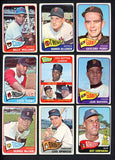 1965 Topps Set Lot 141 Diff Bargain Grade Killebrew Perry 495130