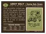 1969 Topps Football #001 Leroy Kelly Browns EX-MT 495300