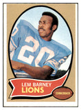 1970 Topps Football #075 Lem Barney Lions VG-EX 495301