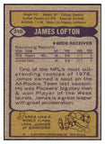 1979 Topps Football #310 James Lofton Packers EX 495331