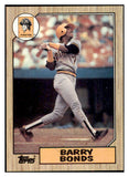 1987 Topps #320 Barry Bonds Pirates NR-MT 495373