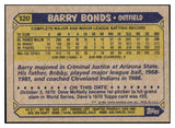1987 Topps #320 Barry Bonds Pirates NR-MT 495374