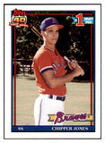 1991 Topps #333 Chipper Jones Braves NR-MT 495379