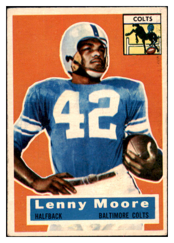 1956 Topps Football #060 Lenny Moore Colts VG  495427