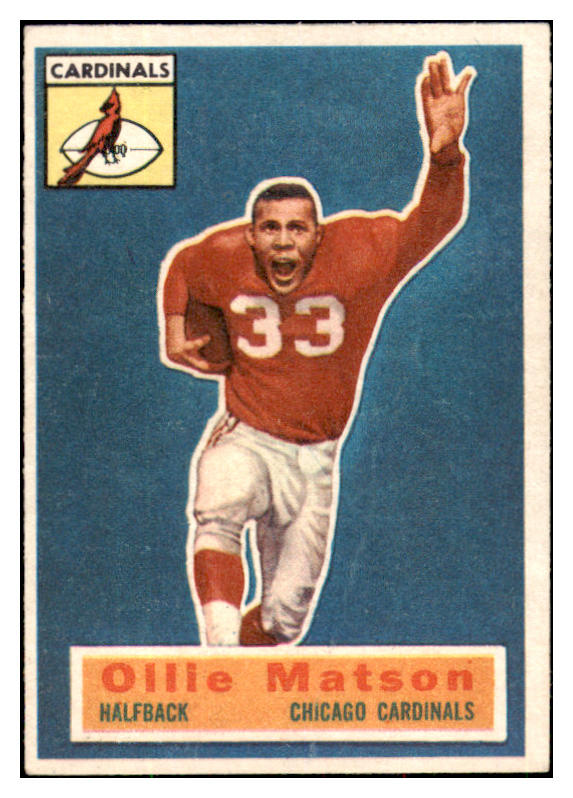 1956 Topps Football #058 Ollie Matson Cardinals EX 495430