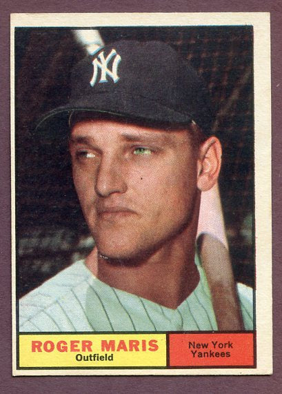 1961 Topps Baseball #002 Roger Maris Yankees EX-MT 495854