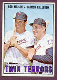 1967 Topps Baseball #334 Harmon Killebrew Bob Allison EX 495940