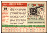 1955 Topps Baseball #072 Karl Olson Red Sox EX-MT 497072