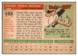 1955 Topps Baseball #102 Wally Westlake Indians EX-MT 497127