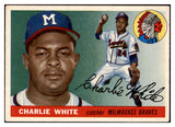 1955 Topps Baseball #103 Charlie White Braves EX-MT 497128