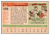 1955 Topps Baseball #104 Jack Harshman White Sox NR-MT 497130