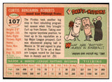 1955 Topps Baseball #107 Curt Roberts Pirates NR-MT 497137