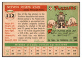 1955 Topps Baseball #112 Nelson King Pirates NR-MT 497146