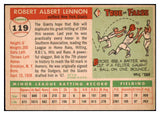1955 Topps Baseball #119 Bob Lennon Giants EX-MT 497170