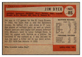 1954 Bowman Baseball #085 Jim Dyck Orioles NR-MT 497644