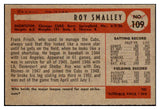 1954 Bowman Baseball #109 Roy Smalley Cubs NR-MT 497669