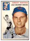1954 Topps Baseball #208 Grady Hatton Reds EX-MT 498052