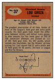 1955 Bowman Football #037 Lou Groza Browns EX 498075