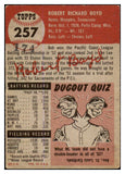 1953 Topps Baseball #257 Bob Boyd White Sox VG ink 498953