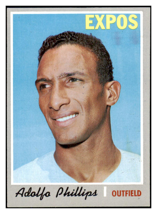 1970 Topps Baseball #666 Adolfo Phillips Expos NR-MT 499210