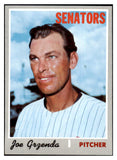 1970 Topps Baseball #691 Joe Grzenda Senators NR-MT 499329