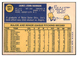 1970 Topps Baseball #697 Jim Hannan Senators EX-MT 499361