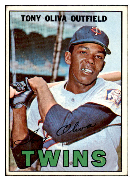 1967 Topps Baseball #050 Tony Oliva Twins EX 499464