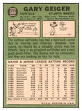 1967 Topps Baseball #566 Gary Geiger Braves EX-MT 499555