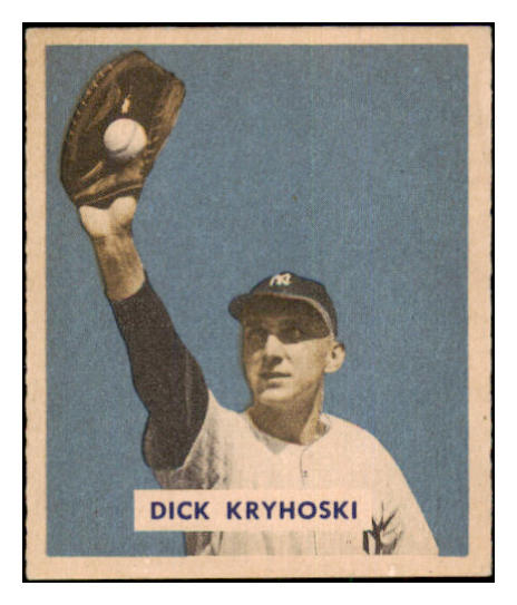 1949 Bowman Baseball #218 Dick Kryhoski Yankees EX-MT 501831