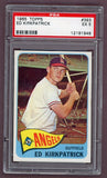 1965 Topps Baseball #393 Ed Kirkpatrick Angels PSA 5 EX 502593