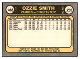 1981 Fleer #488 Ozzie Smith Padres EX-MT 504979