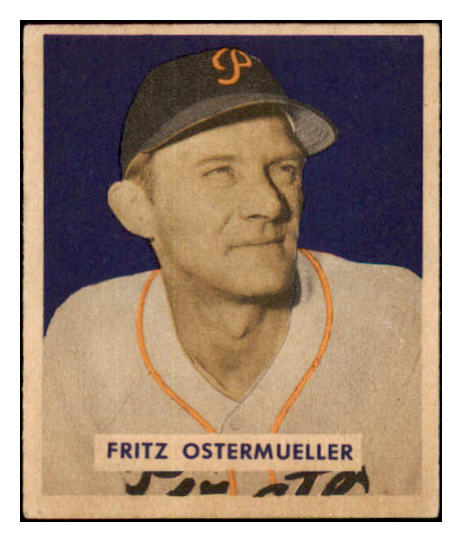 1949 Bowman Baseball #227 Fritz Ostermueller Pirates EX-MT 505064