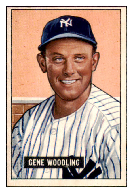 1951 Bowman Baseball #219 Gene Woodling Yankees NR-MT 505217