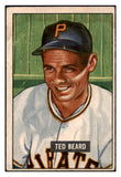 1951 Bowman Baseball #308 Ted Beard Pirates VG 505235