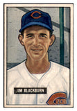 1951 Bowman Baseball #287 Jim Blackburn Reds EX 505283