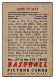 1951 Bowman Baseball #297 Dave Philley A's EX 505314